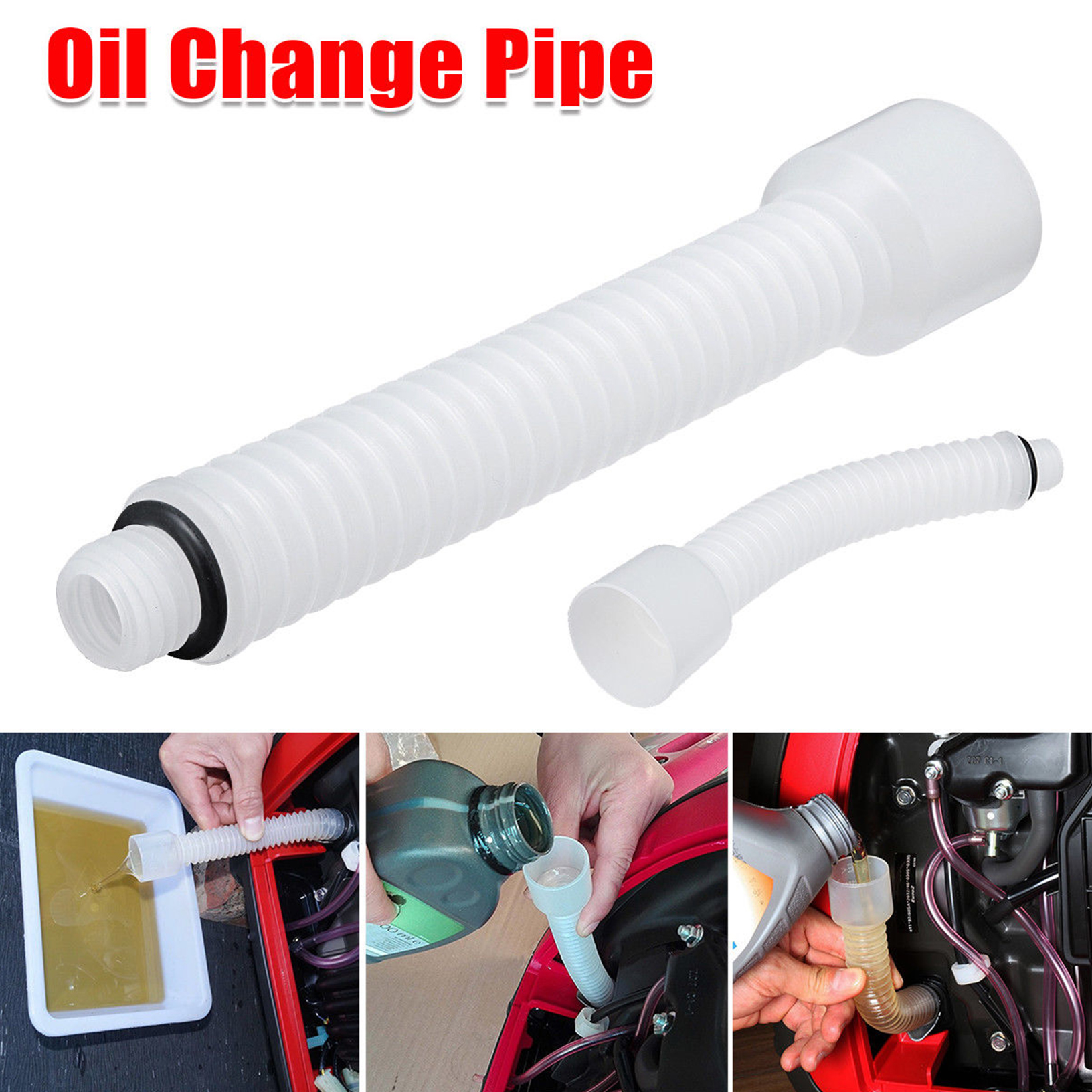Flexible Oil Change Funnel Refueling Pipe For Honda Generator EU2000i