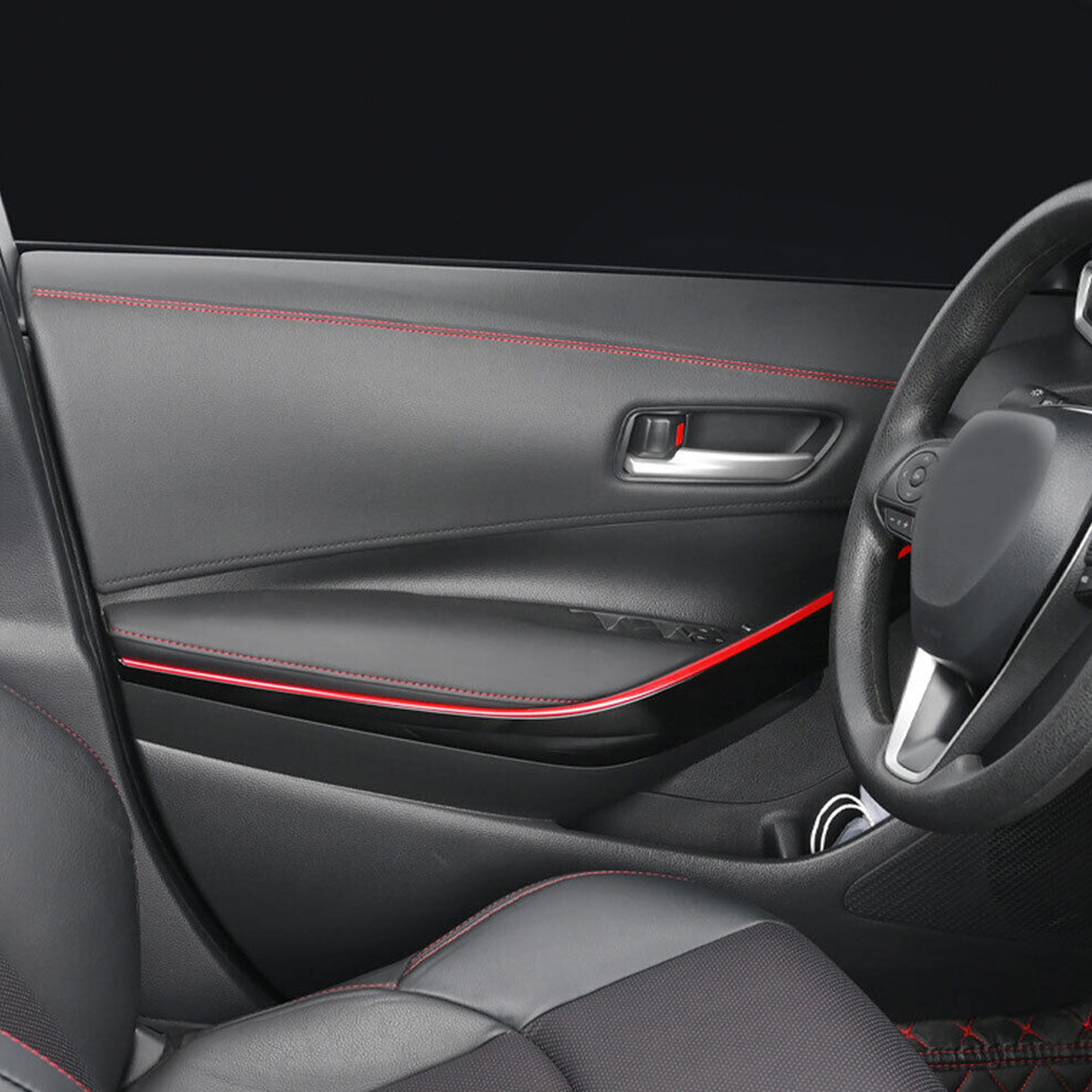 PU Leather Dashboard Gap Trim Strip – 2-Meter Interior Molding For Car Doors & Dash