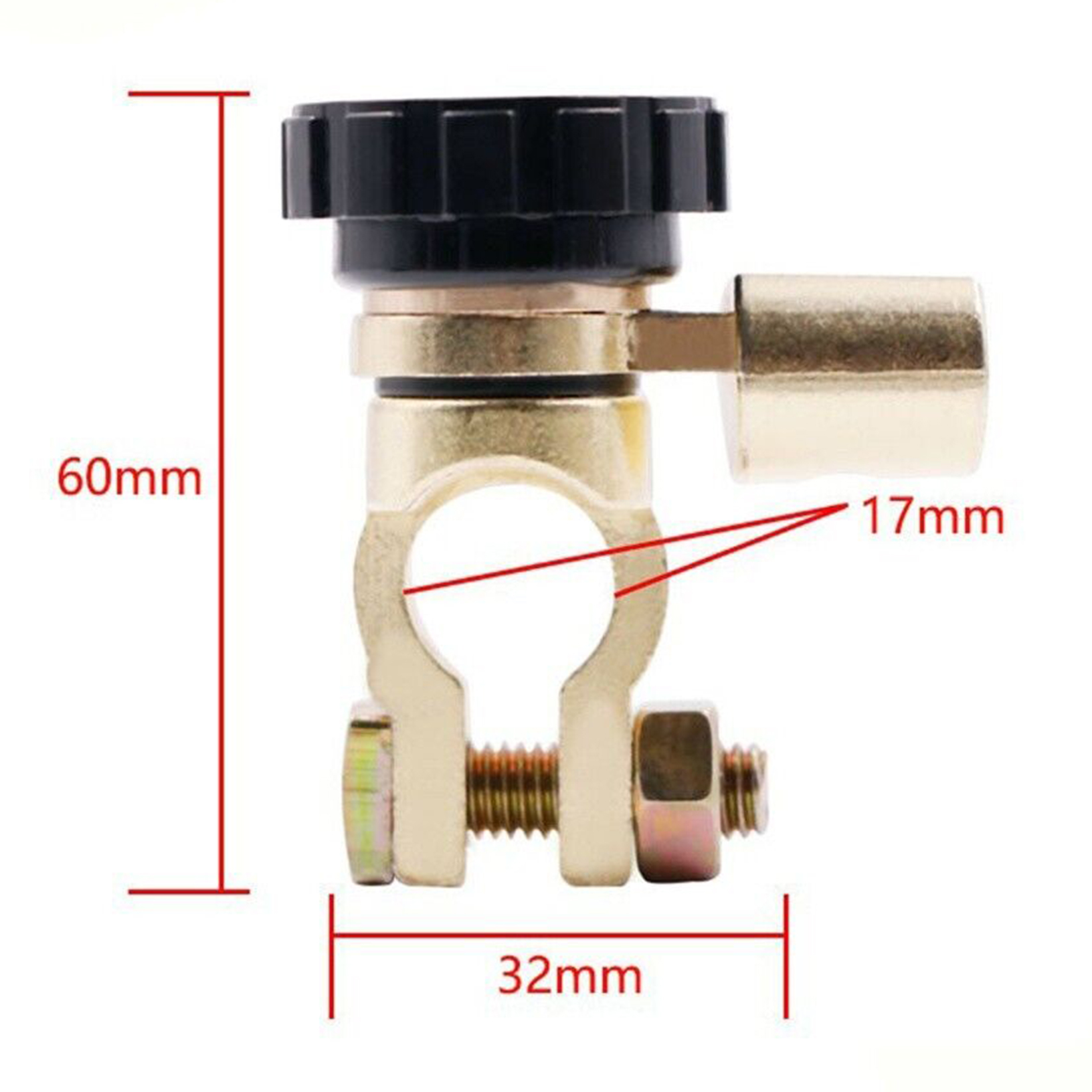 Gearzaar Interruttore Spegnimento Batteria Auto 6V-24V - Disconnessione Rapida Con Garanzia 5 Anni