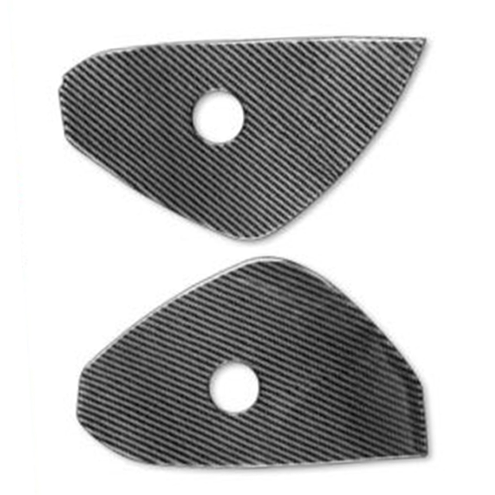 Left & Right Dashboard Carbon Fiber Trim Cover For Ford Mustang (2009-2014) – Black, Self-Adhesive