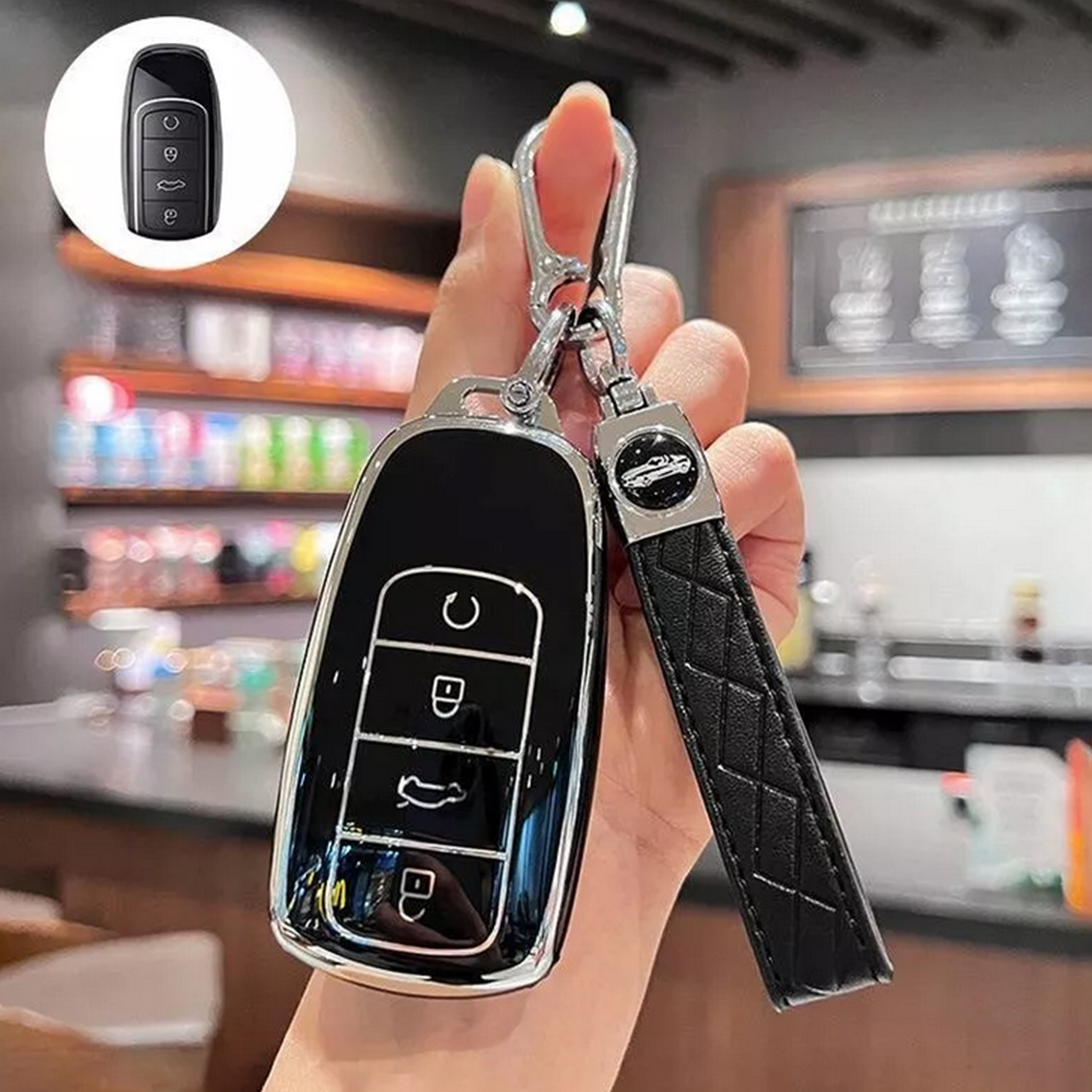 TPU Car Key Case Cover For Chery EXEED LX TXL Tiggo 3X PLUS 7PRO 5X 3 Buttons, Keychain Protection From Ddmyday, $18.09